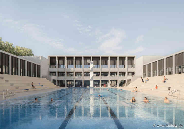 Alte Bahnen neu gezogen
 - Freibadsanierung und Erweiterung in Lyon von 4_32 architecte