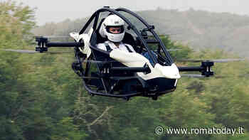 A Roma presentato lo scooter volante italiano che punta a rivoluzionare la mobilità