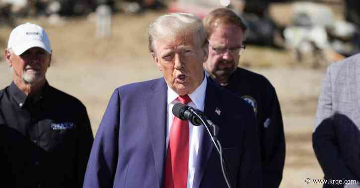 Trump makes more debunked claims about FEMA as he visits storm damaged North Carolina