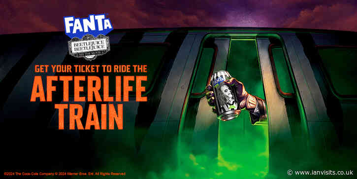 There’s a Beetlejuice-themed train arriving at Stratford next week