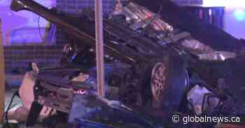 Man charged after north Edmonton crash sends 2 women, 1 child to hospital