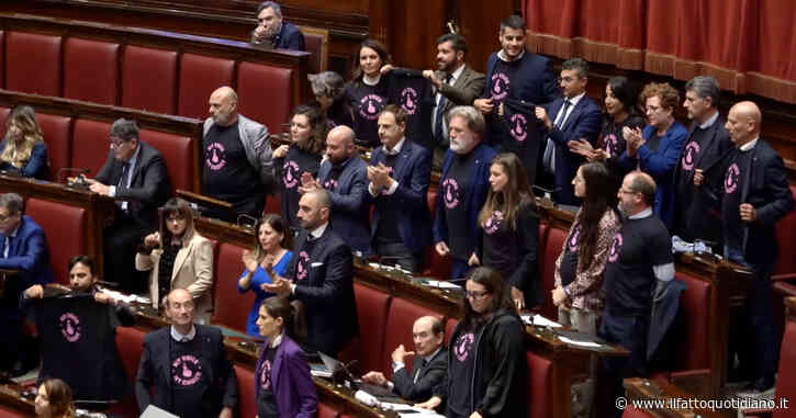 Aborto, M5s protesta in Aula: “Le politiche restrittive del governo non tutelano né la salute né la possibilità di scelta”