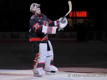 Goaltender Linus Ullmark not ready to suit up for Ottawa Senators in Salt Lake vs. Utah HC