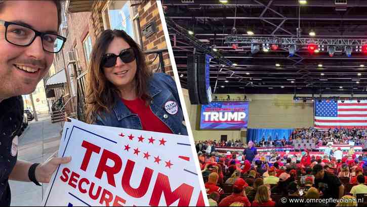 Almere - Almeerder Jori Faber zet zich in VS in voor herverkiezing van Donald Trump als president