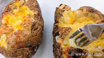 How to Make a Freakishly Crispy Baked Potato in Under 15 Minutes