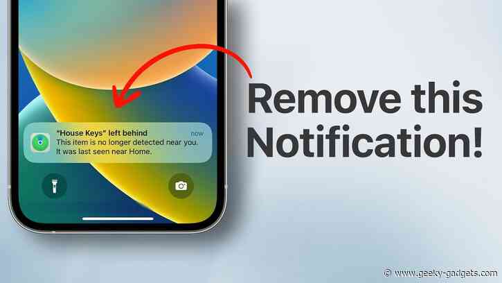Device Left Behind Notifications: How to Turn Them Off