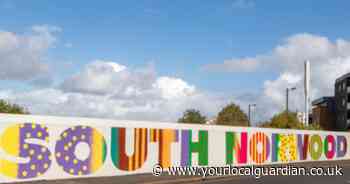 'Bright and colourful' mural unveiled on South Norwood bridge