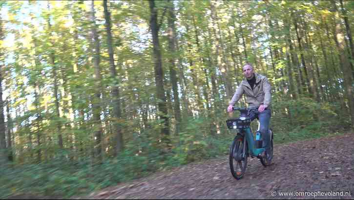 Kraggenburg - "Trots!" Wethouder is blij met gebruik deelfietsen in Noordoostpolder