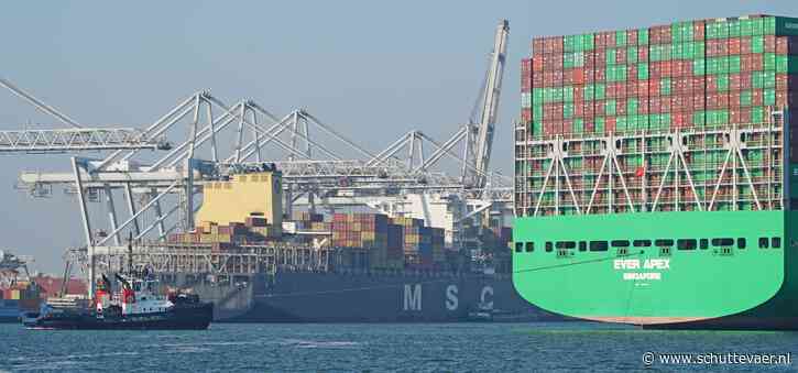 Containeroverslag met 2,2% enige stijger in Rotterdamse haven