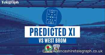 Blackburn Rovers predicted team with two changes for West Brom clash