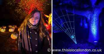 'I went to Kew Gardens for its new spooky light trail - it's a MUST do for Halloween'