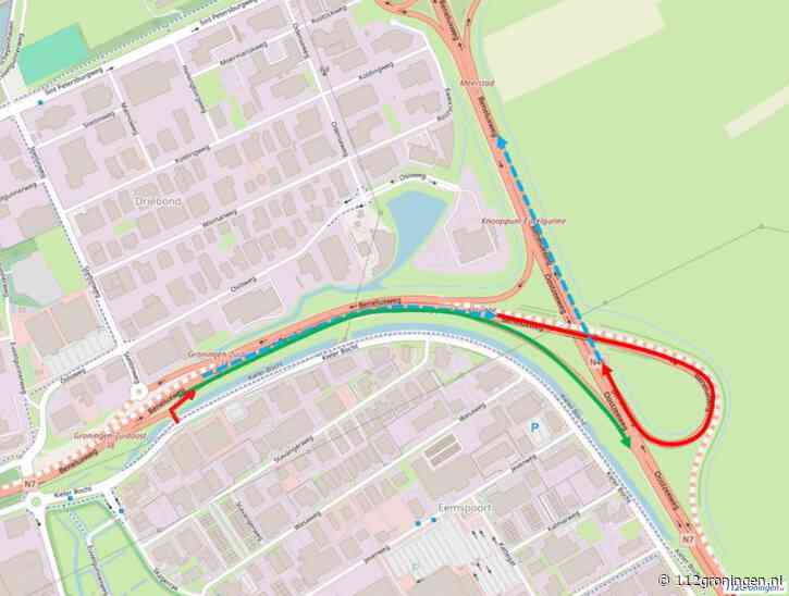 Verbindingsboog van Ring-Zuid naar Ring-Oost twee nachten afgesloten