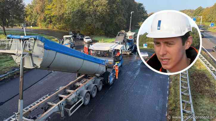 Tien kilometer aan nieuw asfalt: megaklus op A58 in volle gang