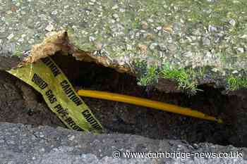 Cambridgeshire road closed due to burst water main