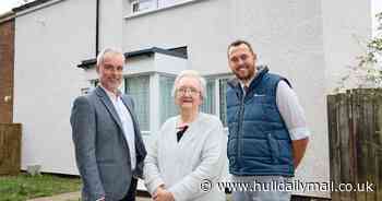 Bransholme residents celebrating warmer homes and lower bills