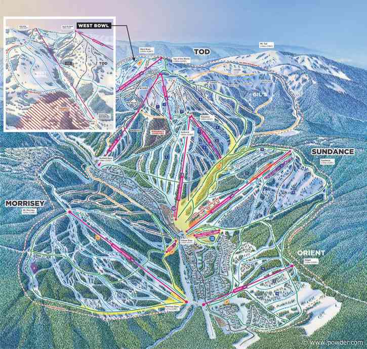Canada's Second Largest Ski Resort Reveals New Trail Map