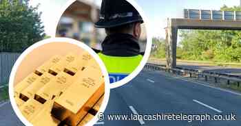 Gold bars worth £28,000 seized from vehicle on M6