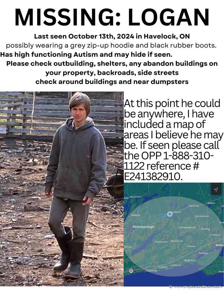 Police searching for missing 18-year-old from Havelock, mother appeals for help 