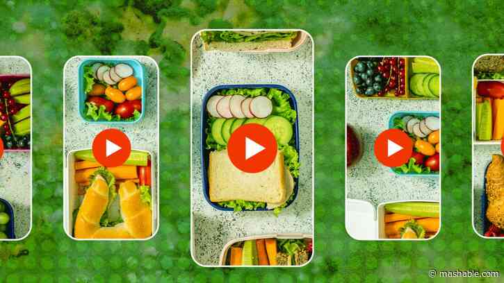 Rosanna Pansino cracks open an apparently moldy Lunchly