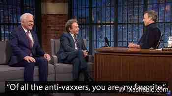 Steve Martin and Martin Short's Seth Meyers interview quickly turns into a brutal roast