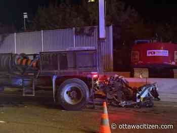 Driver faces careless driving charge after crash on Highway 417