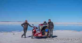 How to see The Sidecar Guys epic challenge as they aim to reverse into world record books this weekend