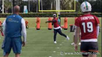 Dolphins' Tua Tagovailoa returns to practice for 1st time since concussion