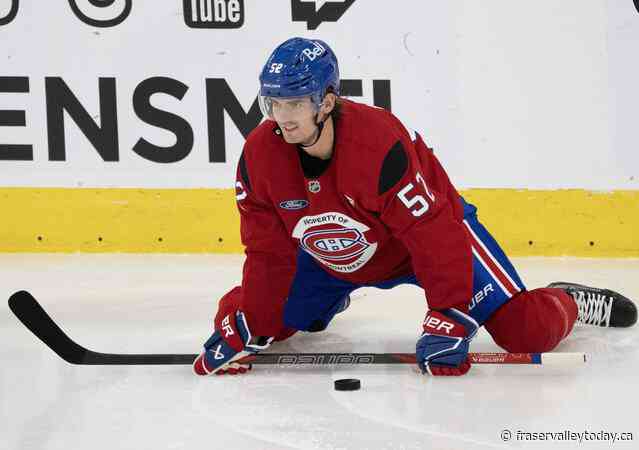 Canadiens defenceman Barron listed day-to-day with upper-body injury