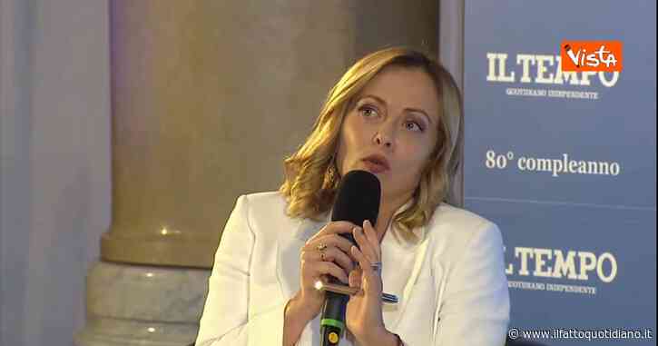 Meloni e la mail del magistrato Patarnello: “Non parlerei di complotto ma di menefreghismo della volontà popolare” – Video