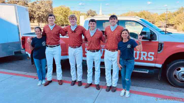 UT Silver Spurs deliver Halloween costumes to east Austin schools