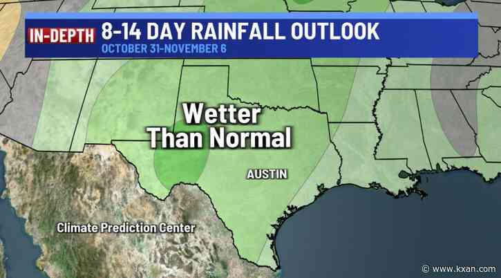 Rain chances return to the extended forecast