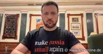 Ukraine-Krieg: Selenskyj provoziert mit T-Shirt – Russen-Sprecherin nennt ihn „Volltrottel“