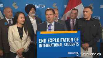 Brampton officials call on feds, Ontario to help curb trafficking of international students