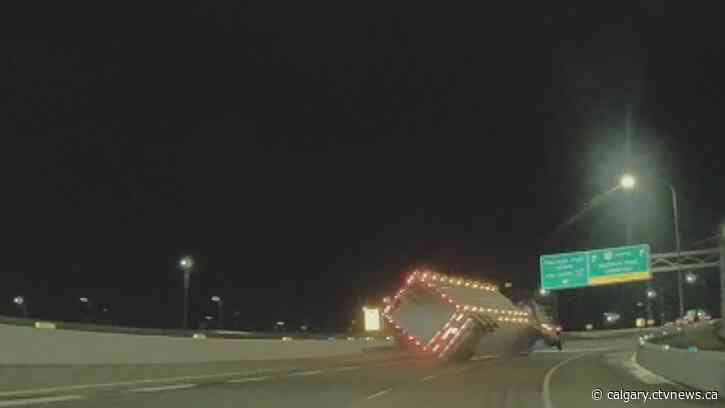 Speed a possible factor in semi rollover that left 17 cows dead: police