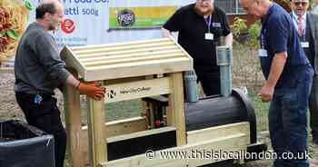 Tesco superstore gets new wooden train designed by students