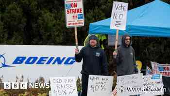 Striking Boeing workers reject 35 pay rise offer