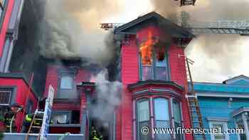 Video: San Francisco firefighters battle blaze in nuns' quarters next to Buddhist temple