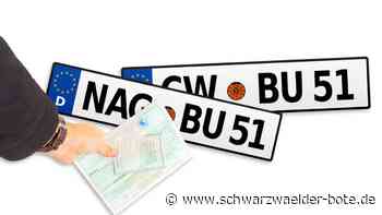 Nagold will  jetzt NAG: Der erste Schritt  zum eigenen Kennzeichen