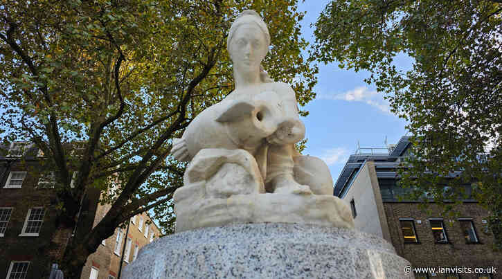 Historic 150-year-old drinking fountain restored near Great Ormond Street Hospital