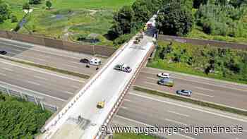 Die Brücke über die Autobahn A8 ist saniert