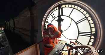 Making up for lost time as Newcastle Central Station’s roofline clocks are finally restored