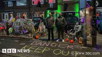 Family spend £1k on Halloween home makeover