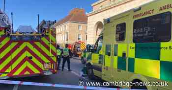 University Arms Cambridge fire sees major city centre road closed for three hours