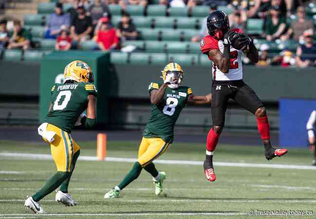 Receiver Justin Hardy to miss Redblacks’ regular-season finale