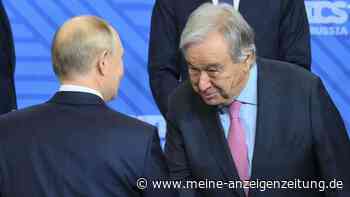 Russland-Reise des UN-Generalsekretärs sorgt für Kritik