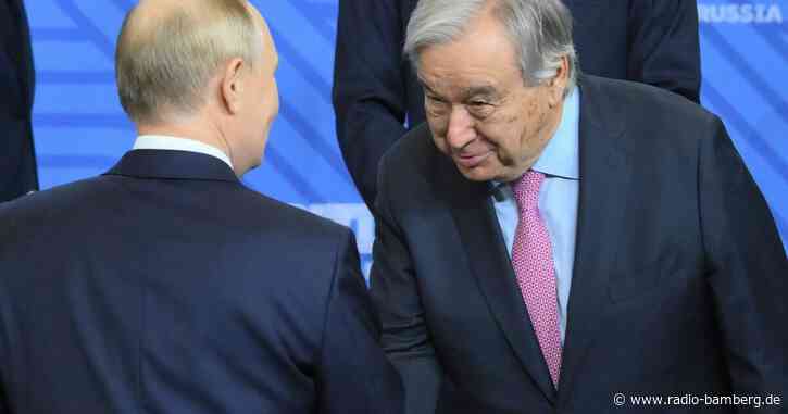 Russland-Reise des UN-Generalsekretärs sorgt für Kritik
