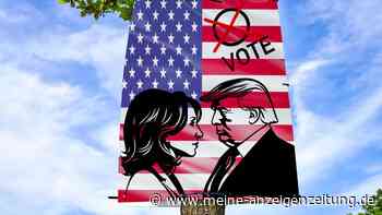 US-Wahlkampf auf der Zielgeraden: Neue Umfrage zeigt, wie knapp Harris vor Trump liegt