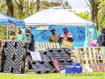 Costs of protest camp at University of Victoria topped $1 million