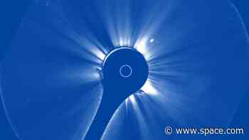 Watch sun erupt in 1st images from NOAA's groundbreaking new satellite (photos)