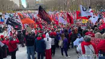 Edmonton public school support staff walk off the job, sending schools and parents scrambling